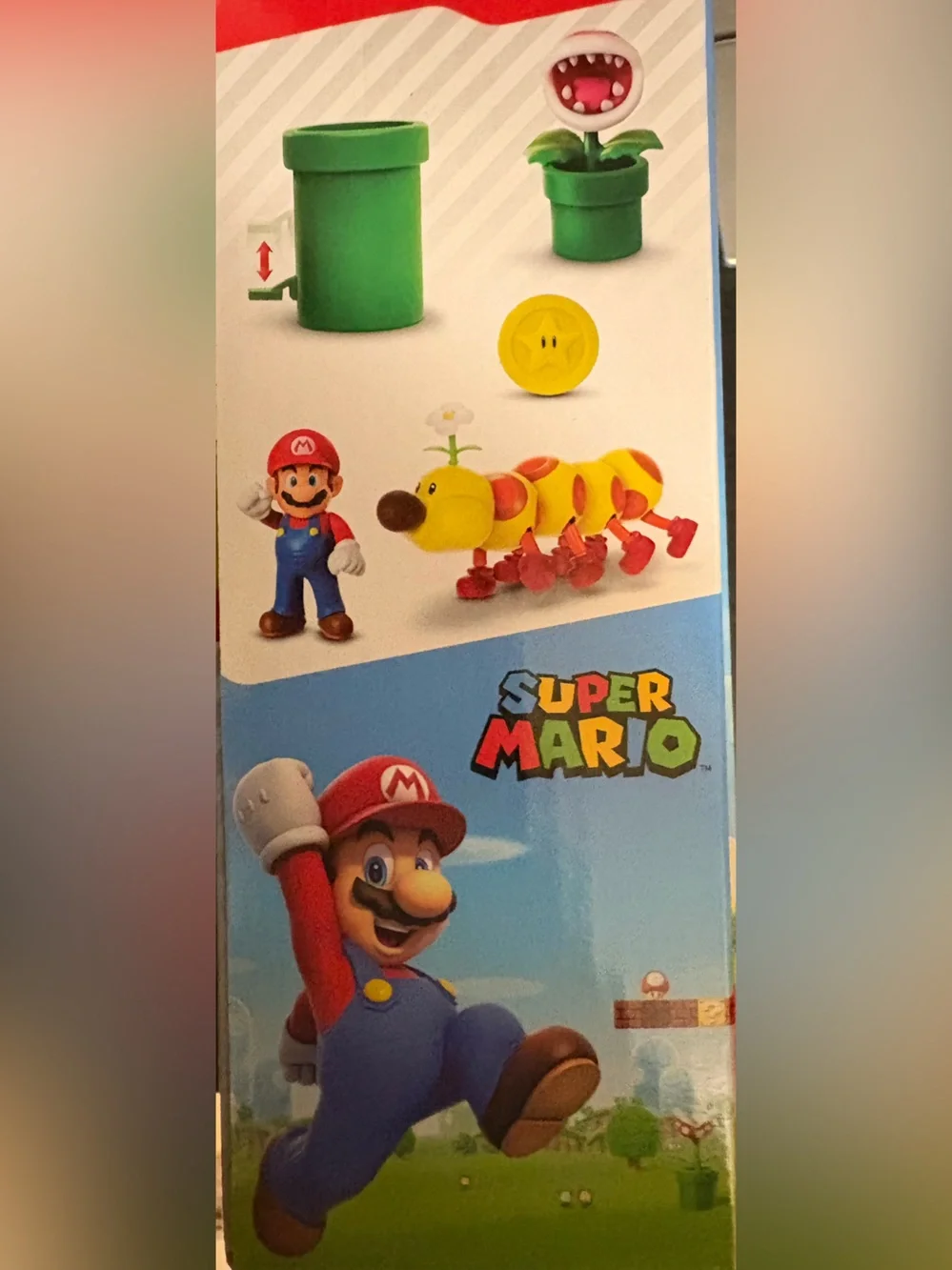 Nintendo Super Mario Playset with Red, Blue, Green, Yellow Accents